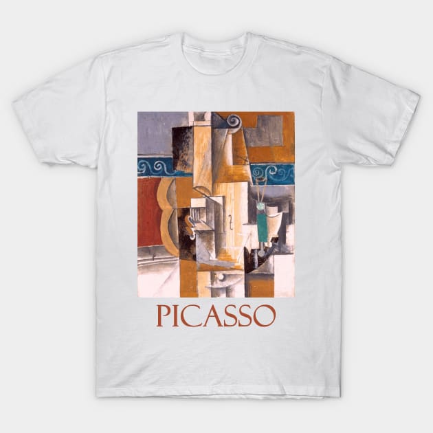 Guitar and Violin by Pablo Picasso T-Shirt by Naves